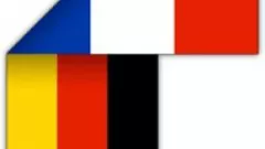französisch-deutsche Flagge
