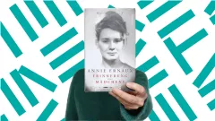 Bookface mit Cover Annie Ernaux - Erinerrung eines Mädchen