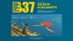 Plakat 37. Braunschweig International Filmfestival Eröffnungsfilm "Die rote Schildkröte"