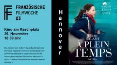 Bildbeschreibung: Französische Filmwoche 2023. Filmplakat "À plein temps".