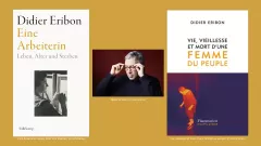 couvertures livres et protrait Didier Éribon