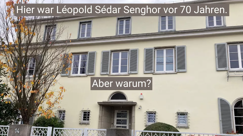 Léopold Sédar Senghor in Frankfurt