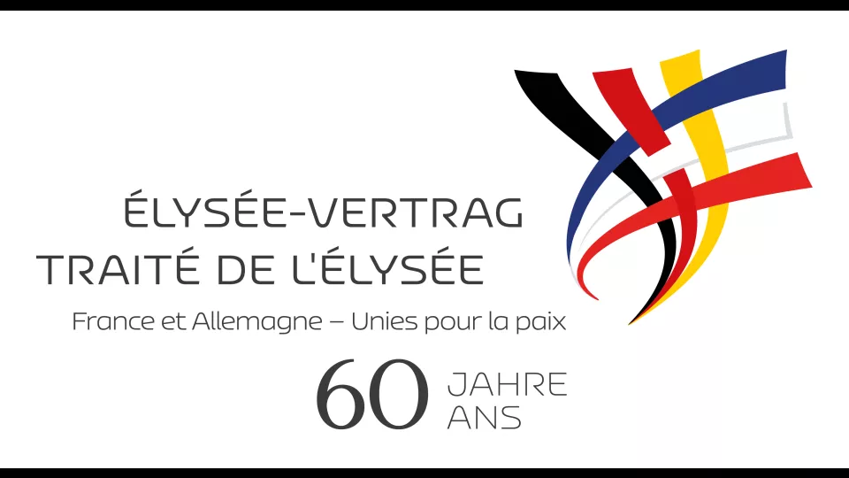 Logo 60 Jahre Élysée-Vertrag