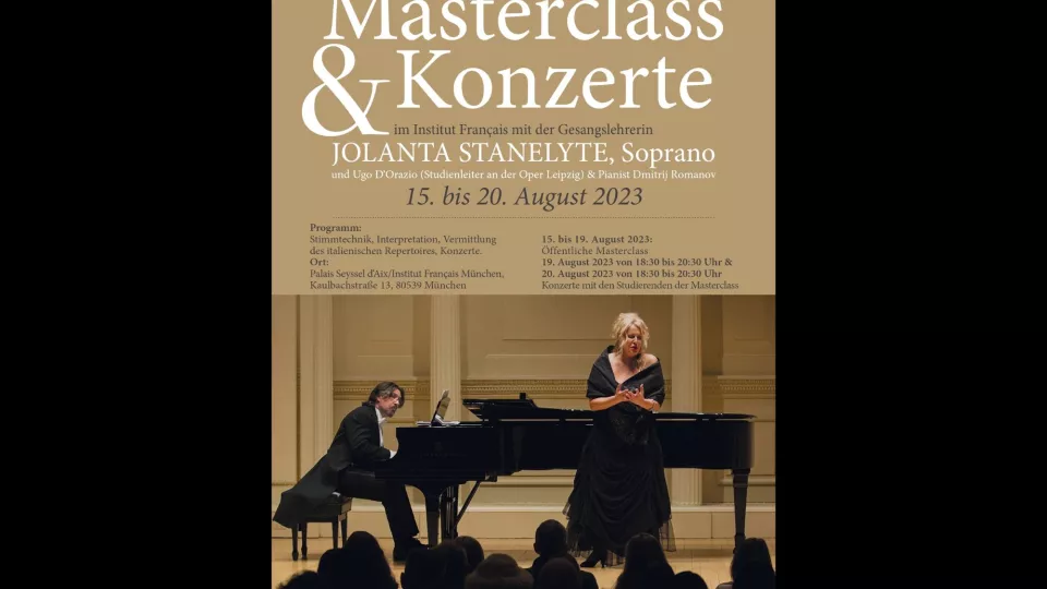 Plakat Jugendlied Meisterkurs Konzerte